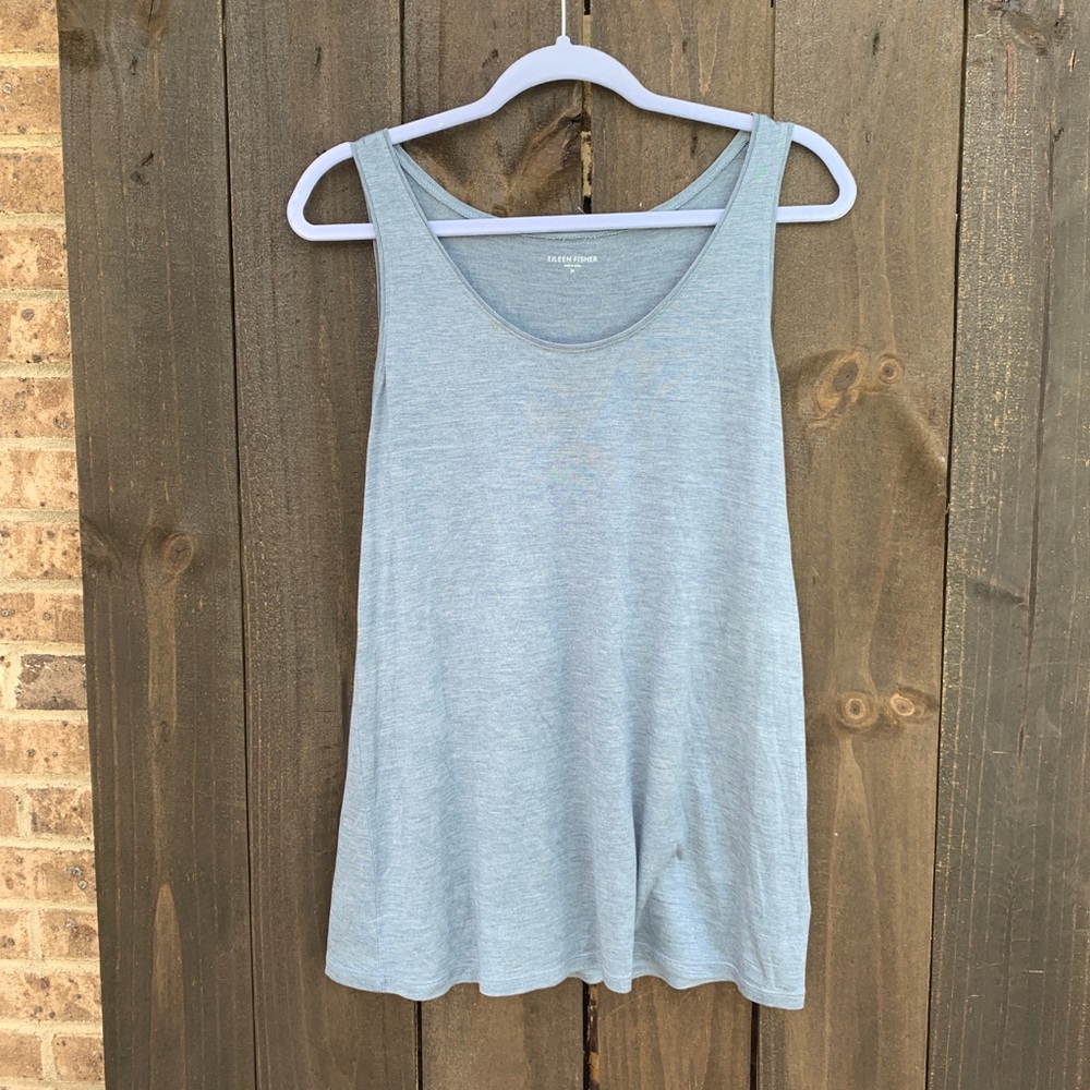 Eileen Fisher Silk Cotton Jersey Tank Size Medium